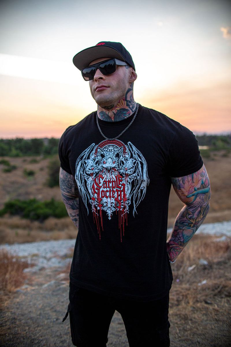 Carpe Noctem Black Graphic T-Shirt – Straight Outta The Coffin