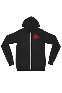 Straight Outta The Coffin Zip Up Hoodie - Straight Outta The Coffin